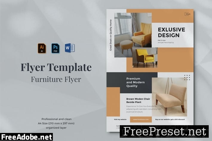 Vurnies - Furniture Flyer Template 17 EUMQK8G