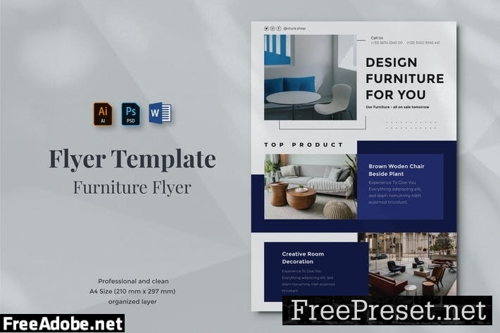 Vurnies - Furniture Flyer Template 19 KPH3NVG