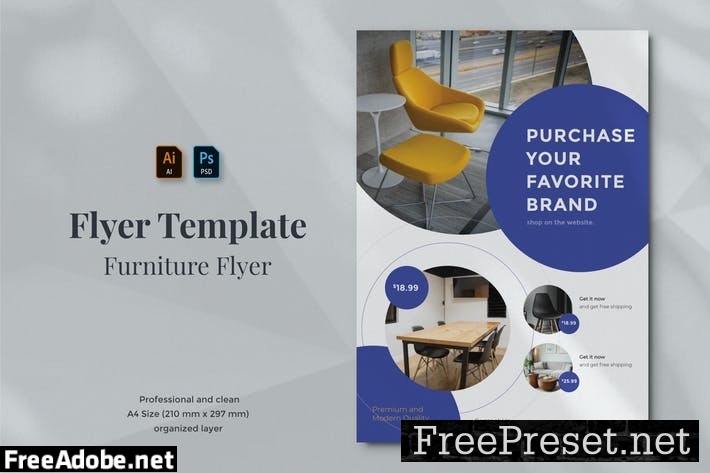 Vurnies - Furniture Flyer Template 22 3XKVK6U