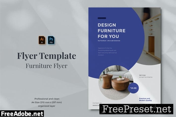 Vurnies - Furniture Flyer Template 23 DAR95HK