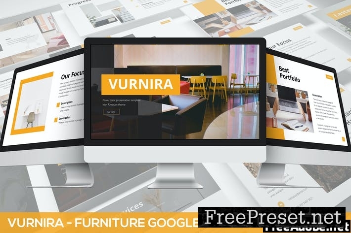 Vurnira - Furniture Google Slides Template T8BUER