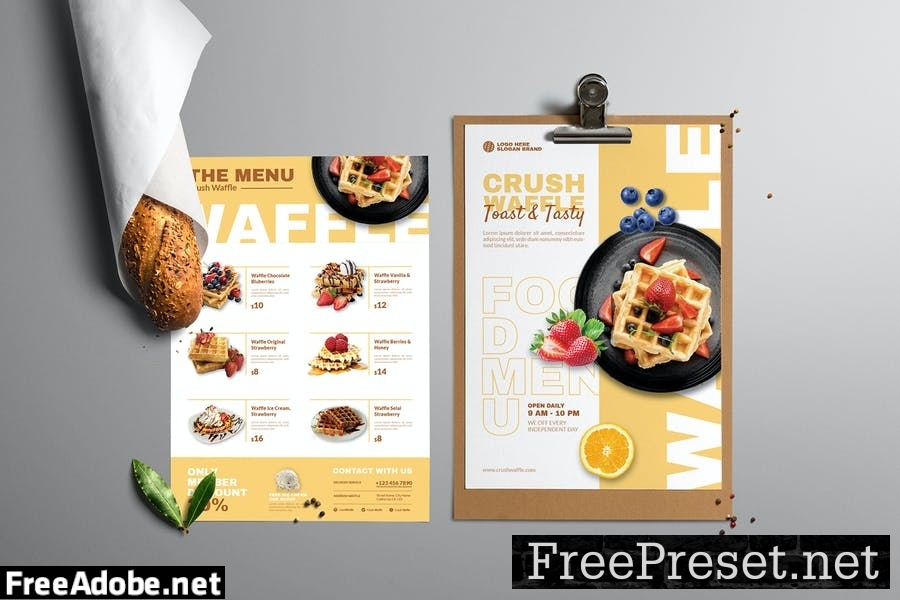 Waffle | Restaurant Menu