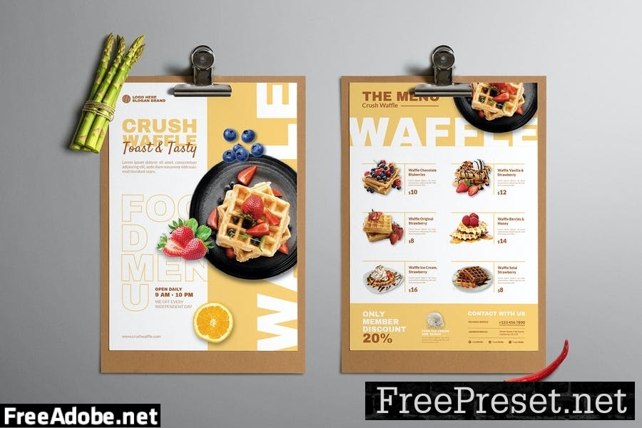 Waffle | Restaurant Menu