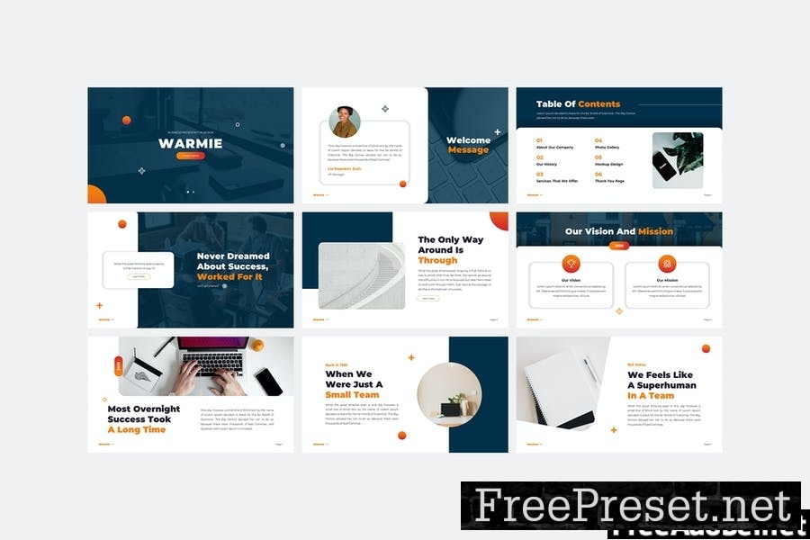 Warmie - Clean PowerPoint Template