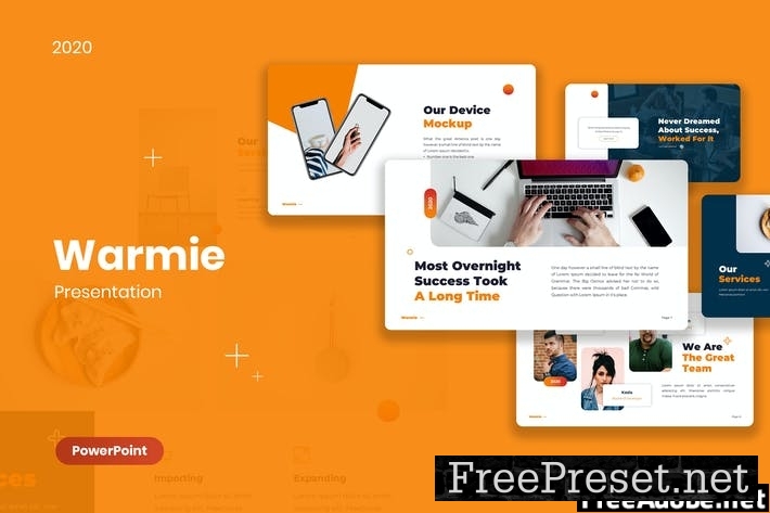 Warmie - Clean PowerPoint Template CKFNK2D