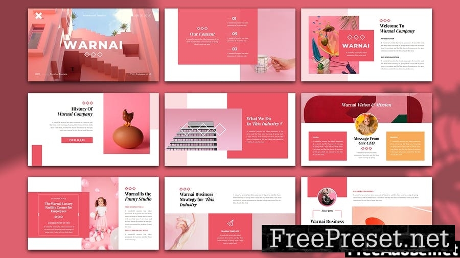 Warnai – Creative Business Google Slide Template