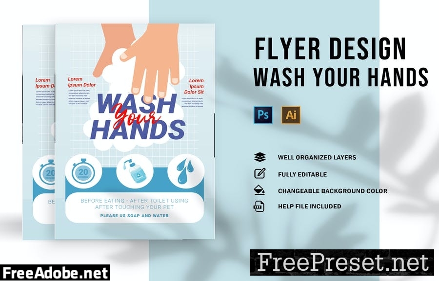 Wash Your Hands | Flyer