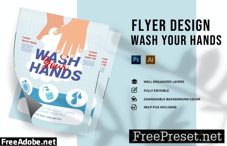 Wash Your Hands | Flyer