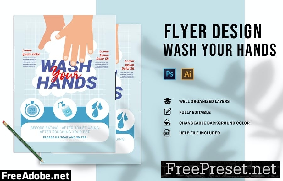 Wash Your Hands | Flyer