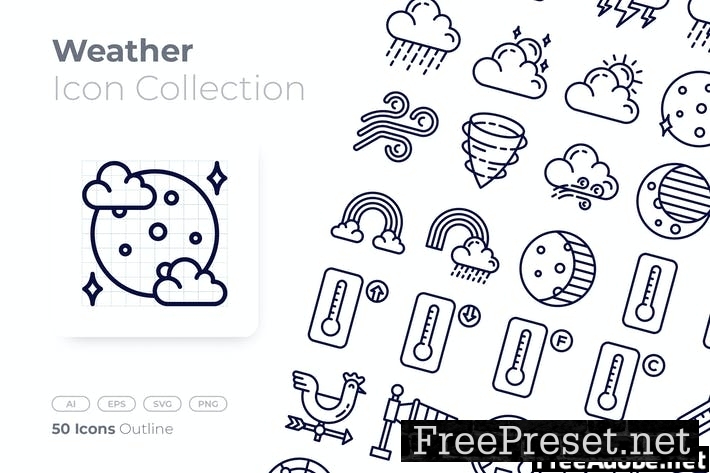 Weather Outline Icon XNMBECA