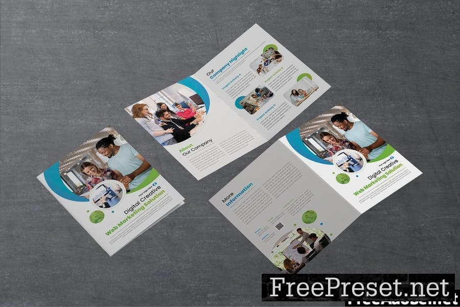 Web Solution Bifold Brochure