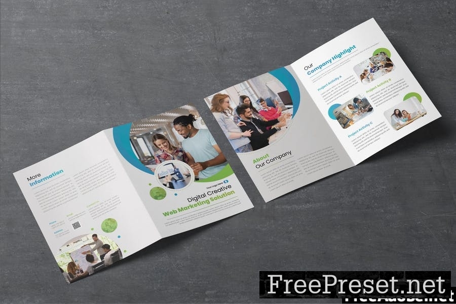 Web Solution Bifold Brochure