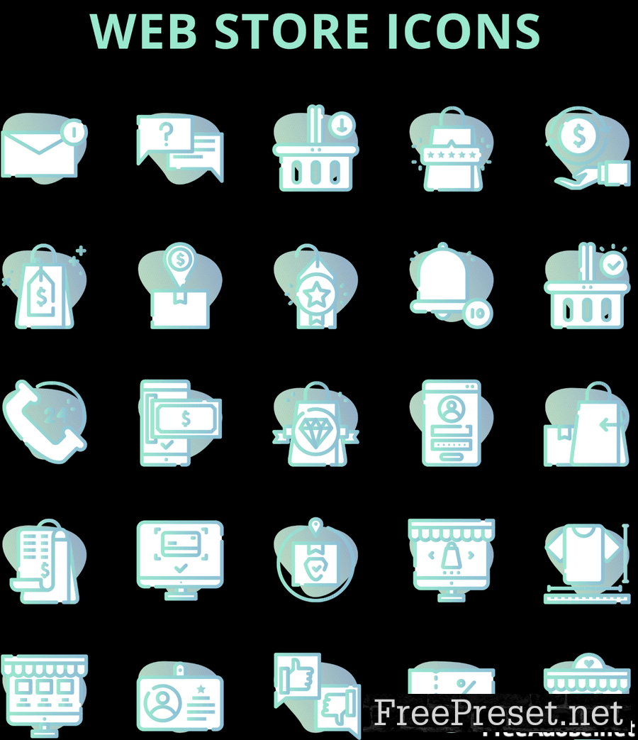 Web Store Icons Set