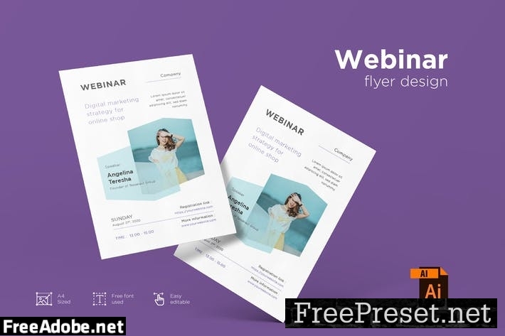 Webinar Flyer Design Vol. 01 MDCSSXQ