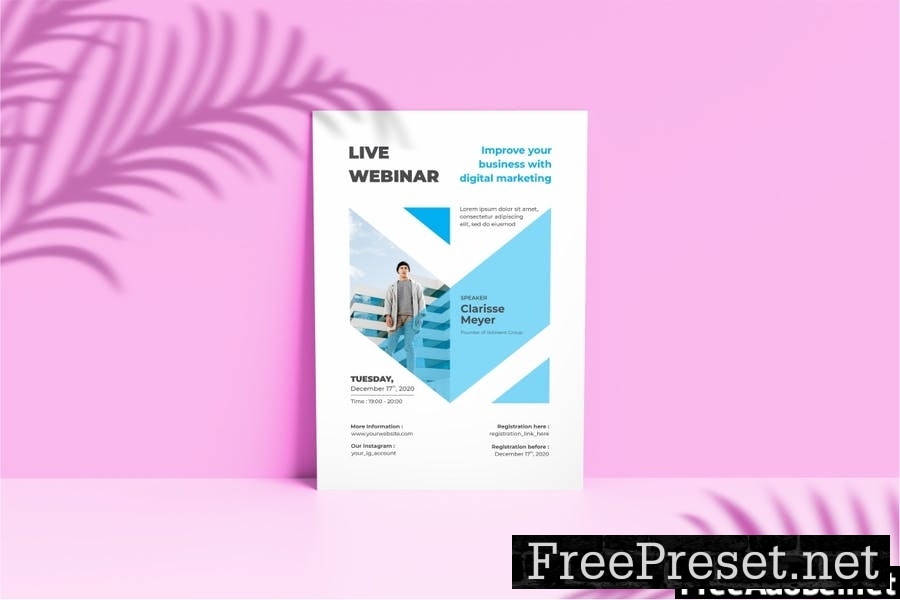 Webinar Flyer Template Vol. 01