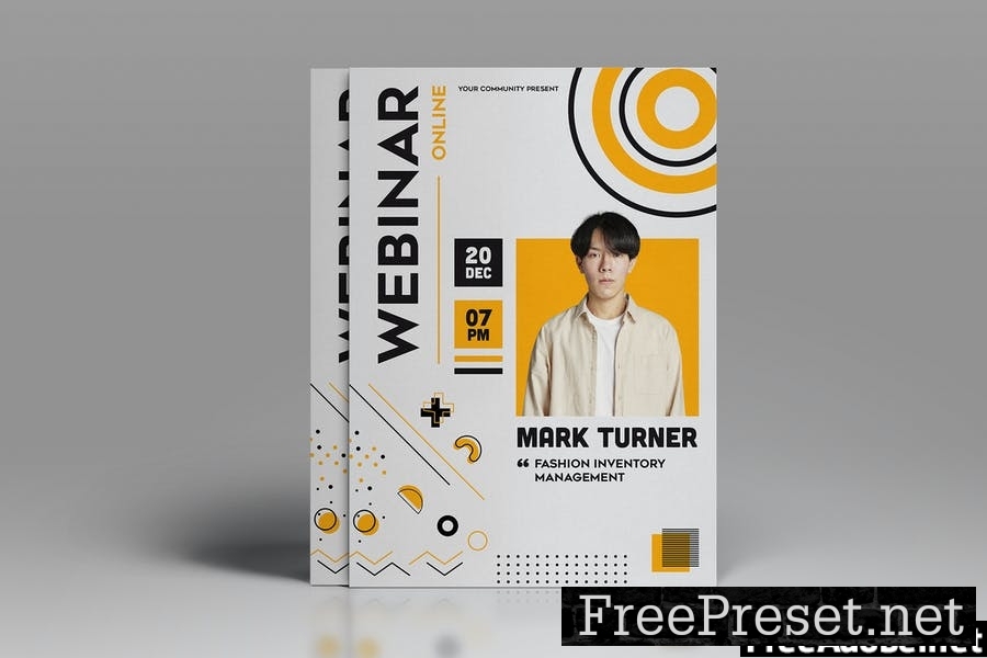 Webinar Online Flyer Template Vol. 01 FP7B88G