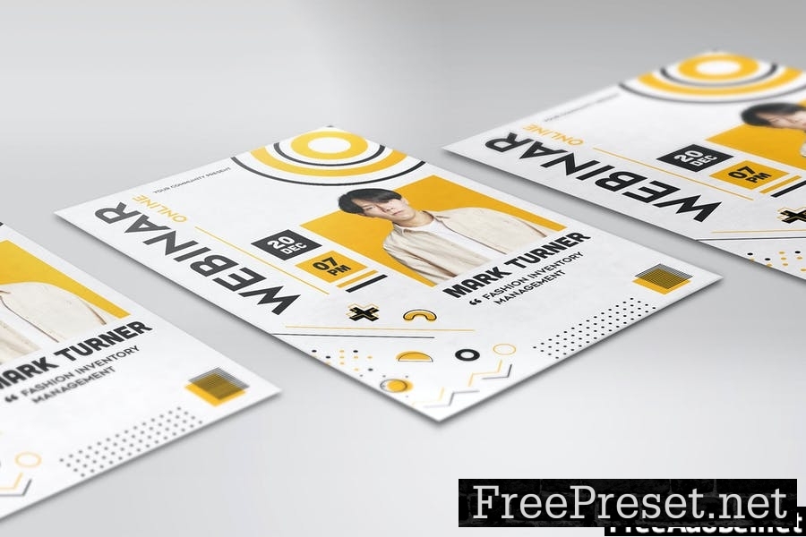 Webinar Online Flyer Template Vol. 01 FP7B88G