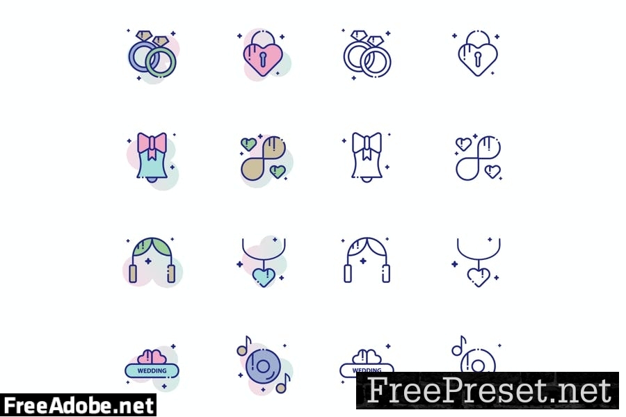 Wedding Icon Pack