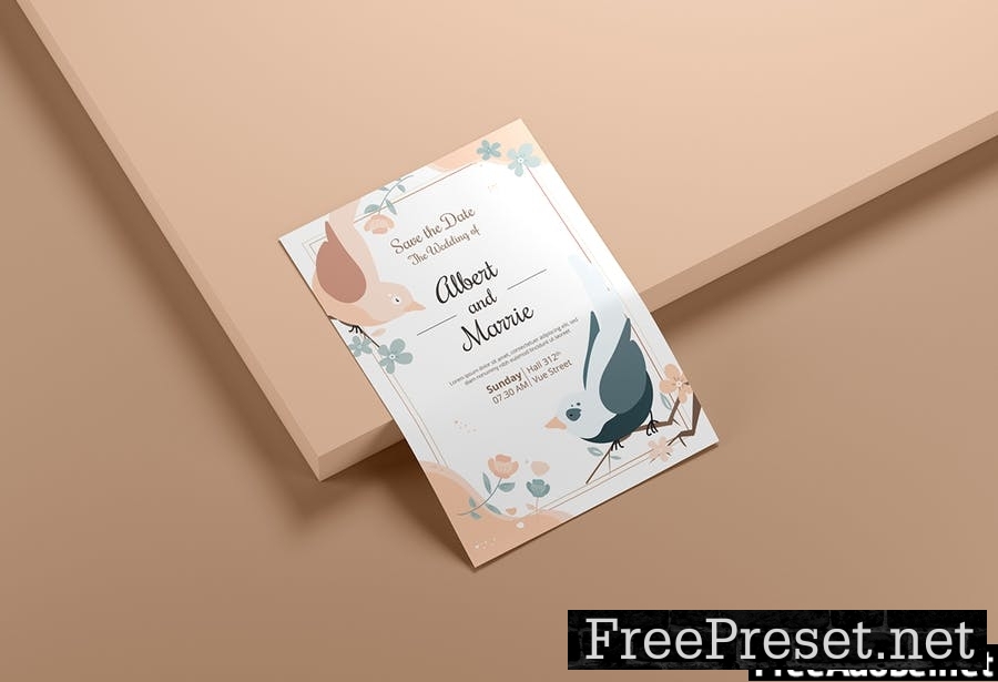 Wedding Invitation - Flyer Media Kit