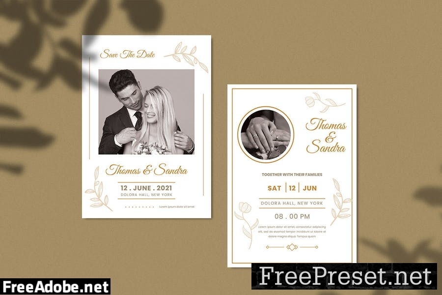 Wedding Invitation Flyer PBC9AVP