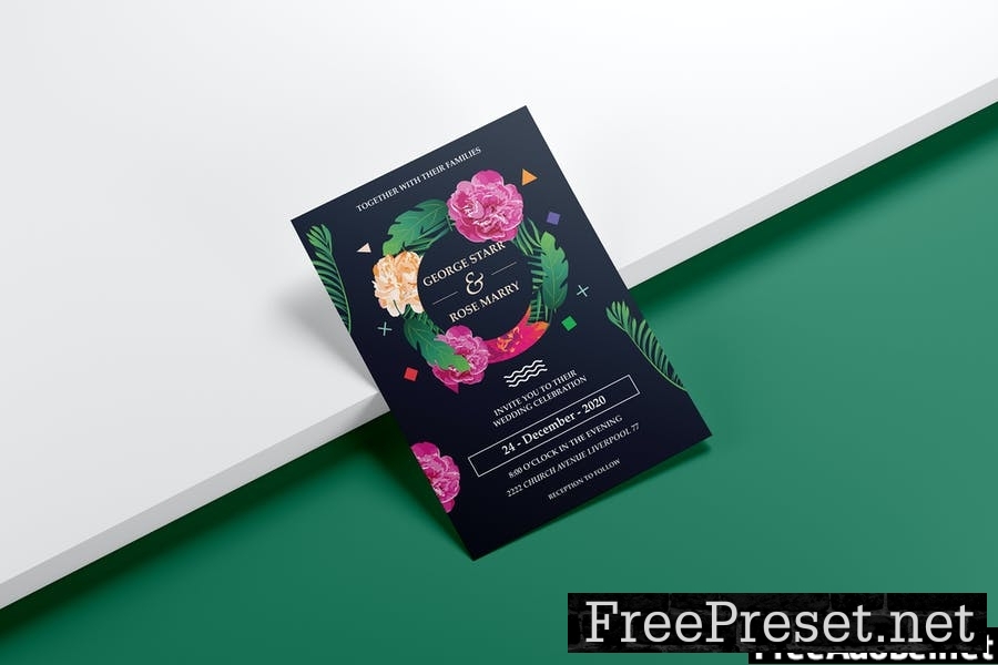 Wedding Invitation Flyer Template Vol. 02