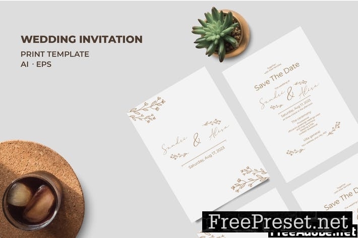 Wedding Invitation QR14 QXLQDWD