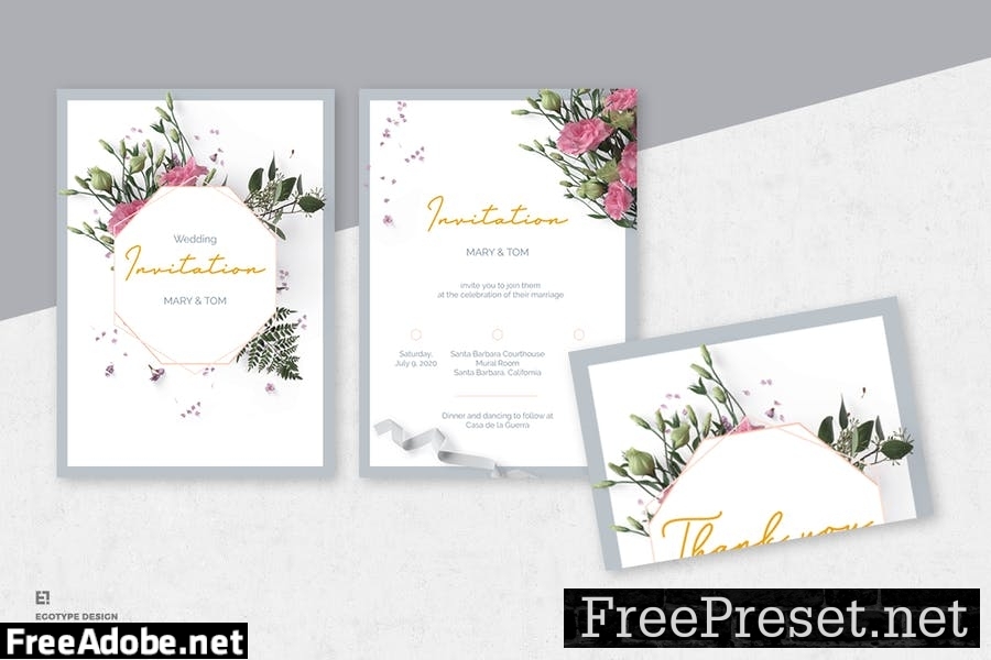 Wedding Invitation Set