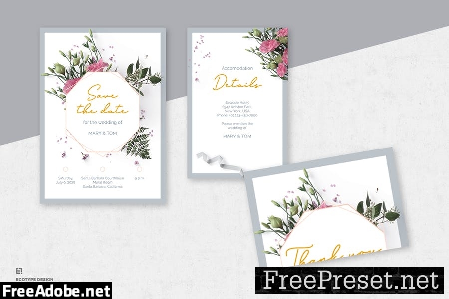 Wedding Invitation Set