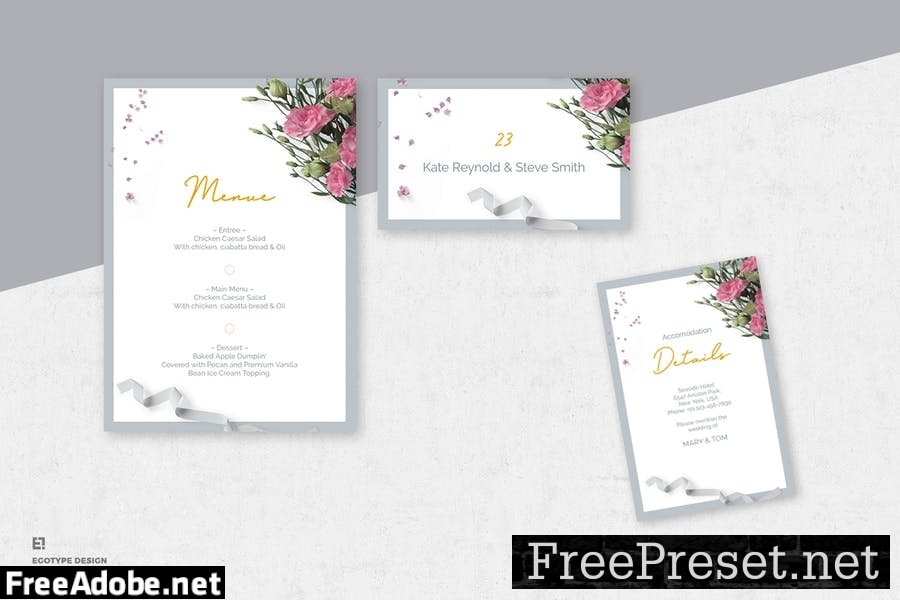 Wedding Invitation Set