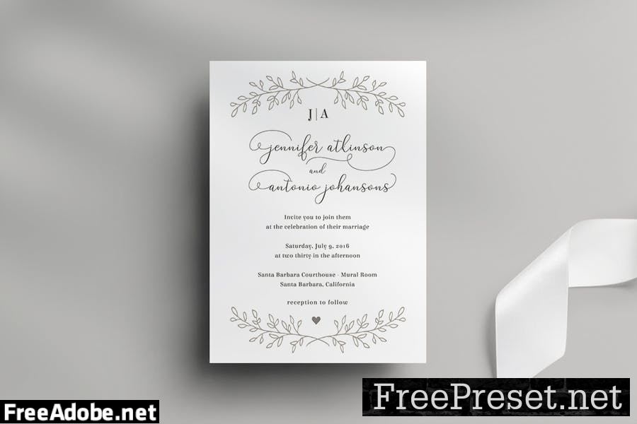 Wedding Invitation Set MQ4YGNY