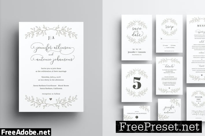 Wedding Invitation Set MQ4YGNY