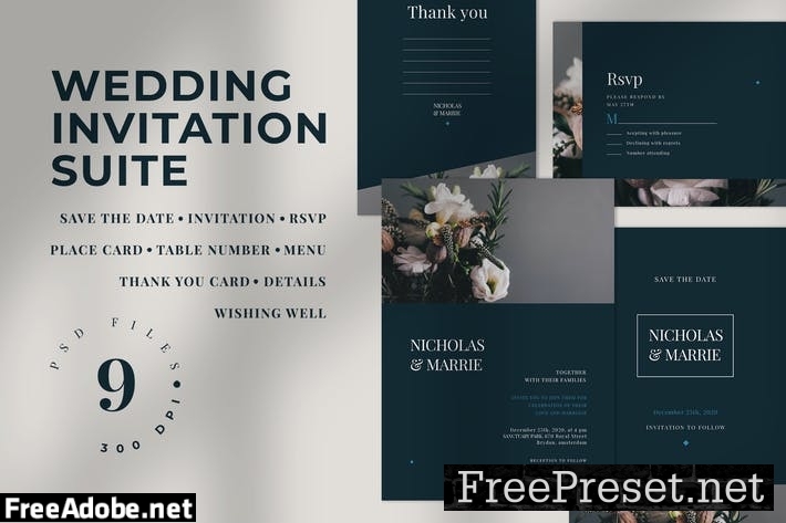 Wedding Invitation Suite DHABBX8