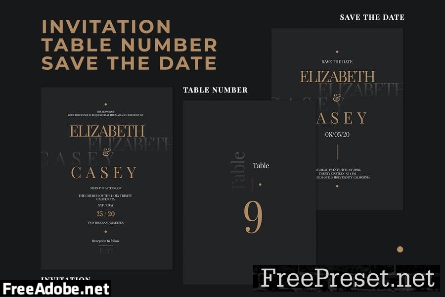 Wedding Invitation Suite - ELSEY DSVKAHM