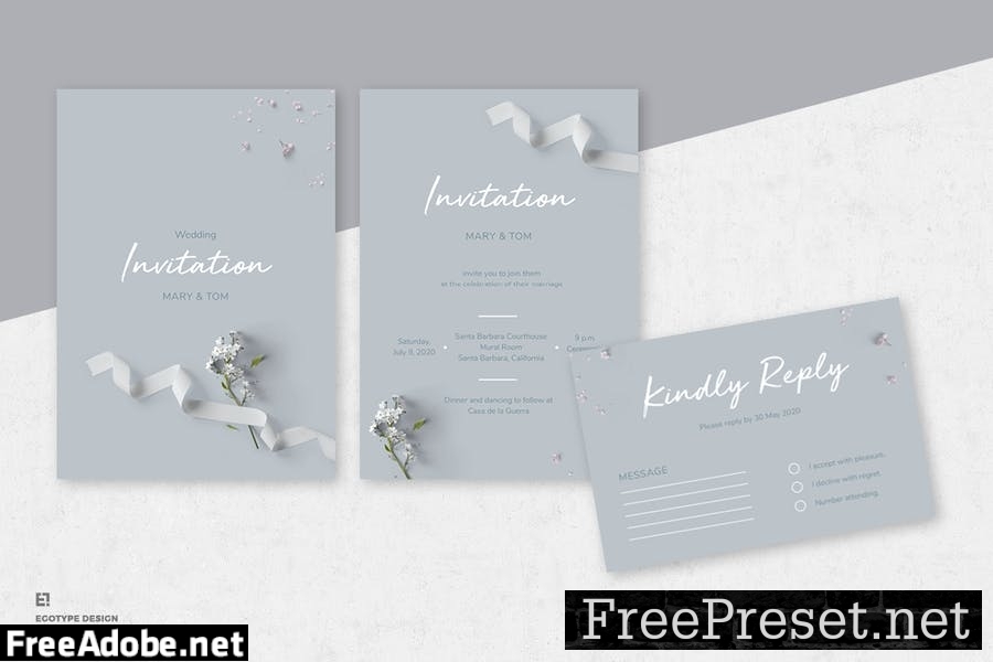 Wedding Invitation Suite LBUQ7LE