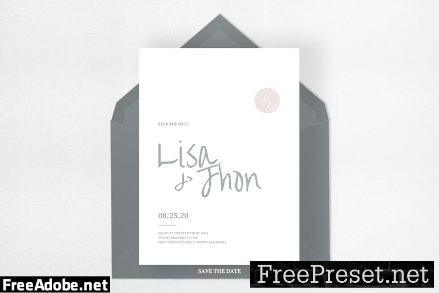 Wedding Invitation Suite - Lisa 33RVCGJ