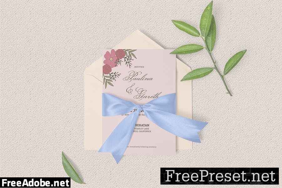 Wedding Invitation Template KQYYQ5U