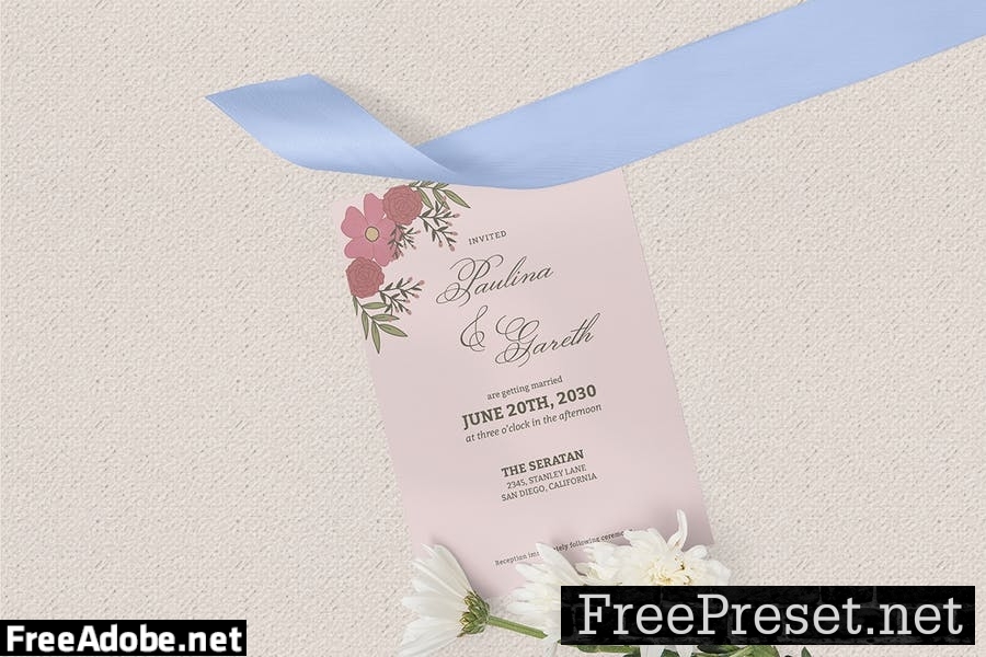 Wedding Invitation Template KQYYQ5U