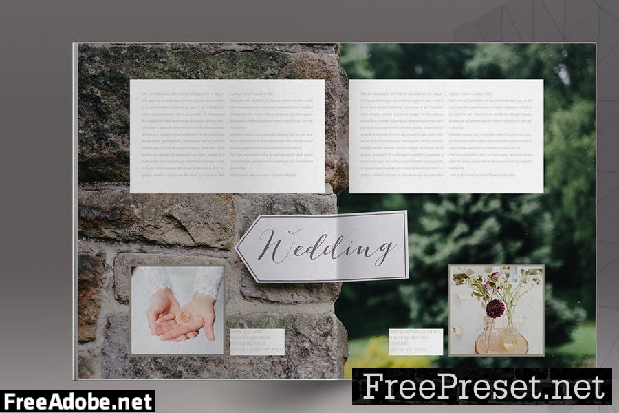 Wedding Lifestyle Brochure Template Q9LGWDX