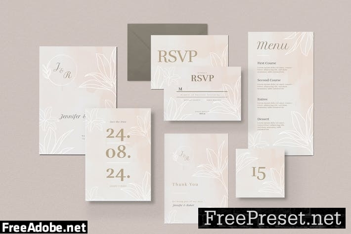 Wedding Suite Invitation Pack 56LVKV7