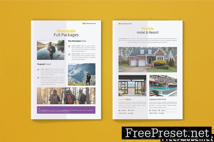 Wehike Travel - Brochure Template