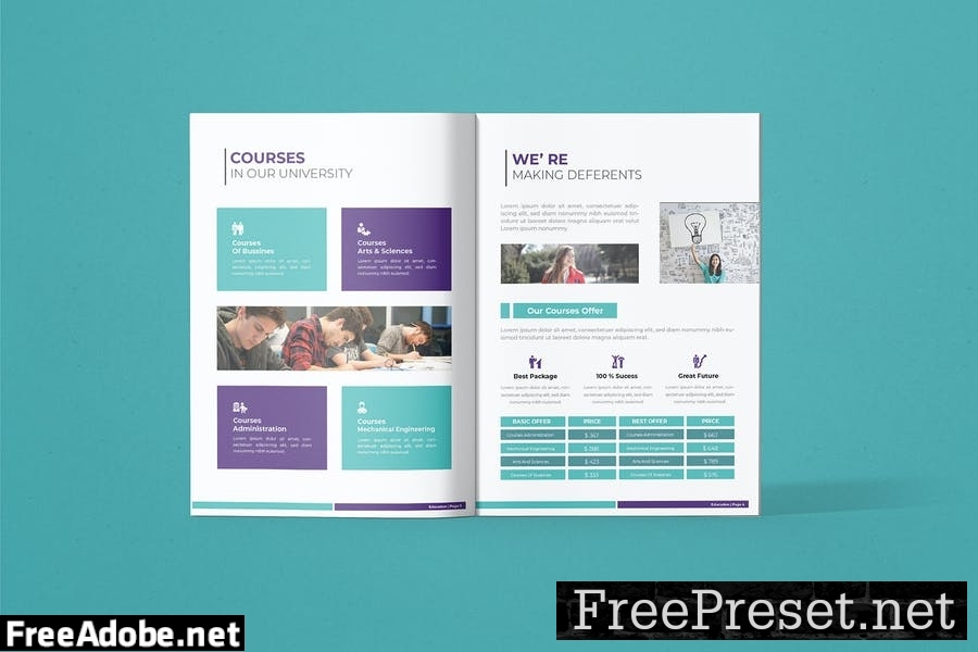 Western Education - Brochure Template N2T57ZL