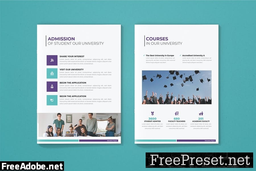 Western Education - Brochure Template N2T57ZL