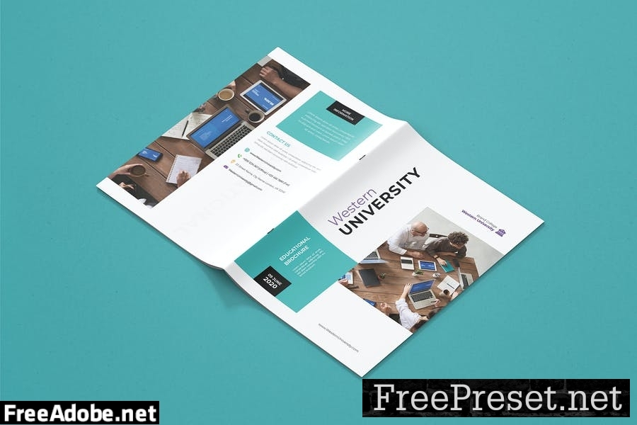 Western Education - Brochure Template N2T57ZL