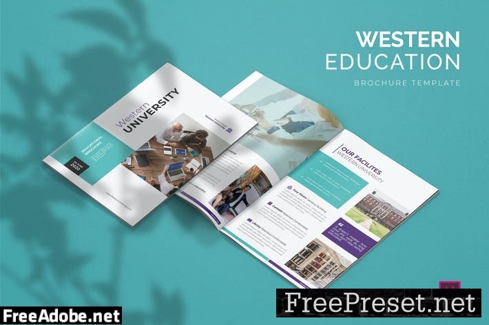 Western Education - Brochure Template N2T57ZL