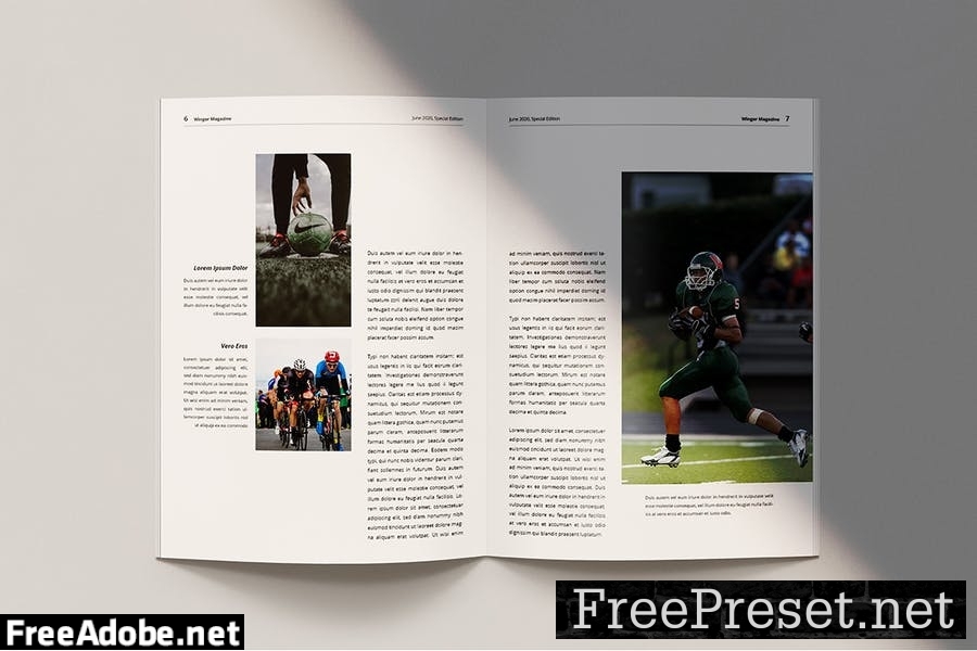 Winger - Magazine Template 4FG8CJ7