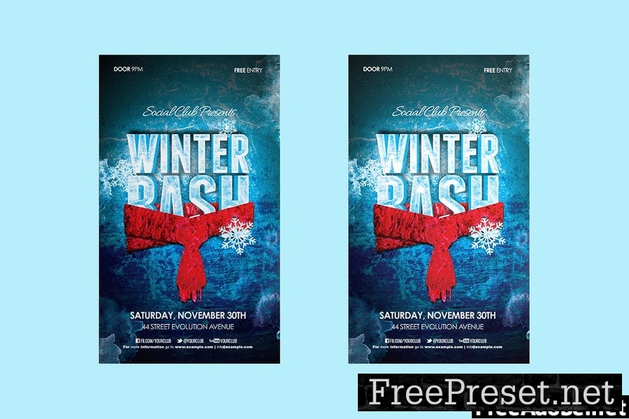 Winter Bash Flyer