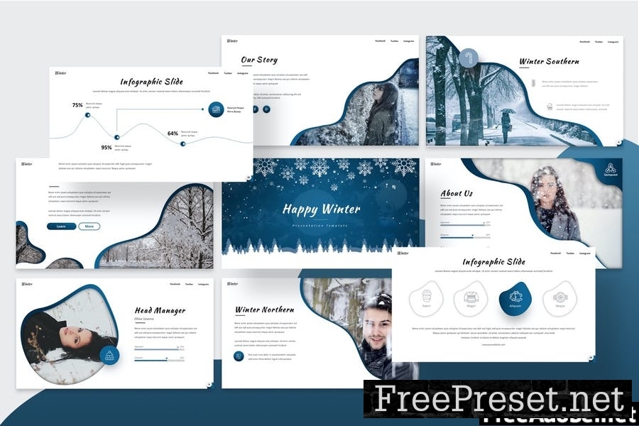 Winter - Creative Powerpoint Template