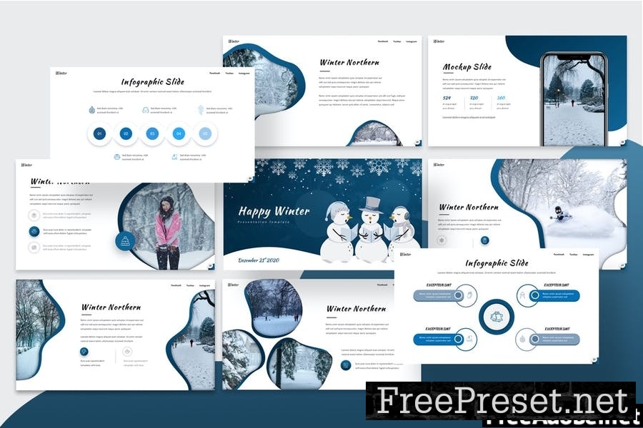 Winter - Creative Powerpoint Template