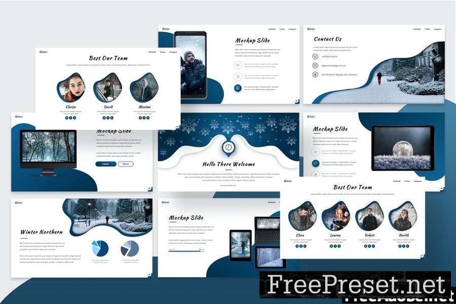 Winter - Creative Powerpoint Template