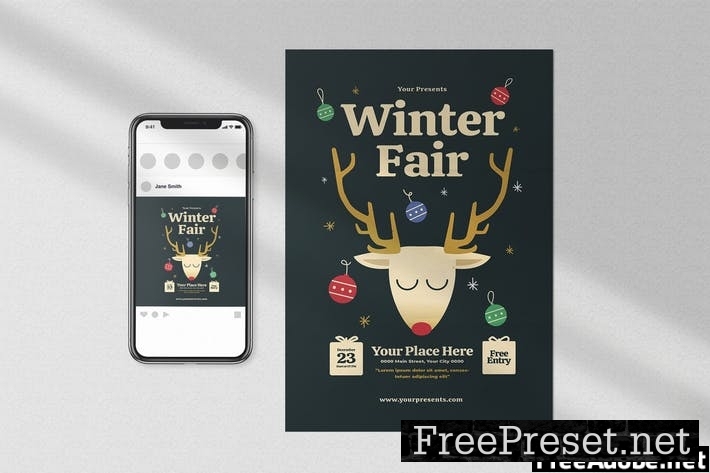 Winter Fair Flyer Set HVZMYFS